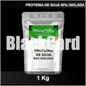 Proteina de soja 90% isolada - 1 kg