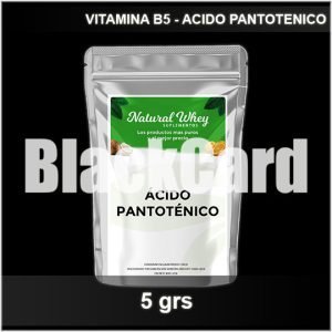 Vitamina B5 - acido pantoténico - 5 gr