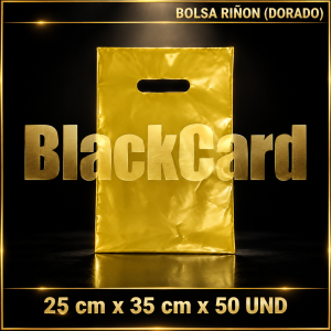 BOLSA RIÑON (DORADO) 25 X 35 X 50 UND