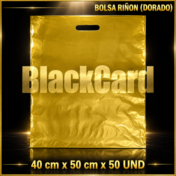 BOLSA RIÑON (DORADO) 40 X 50 X 50 UND