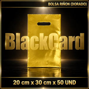 BOLSA RIÑON (DORADO) 20 X 30 X 50 UND