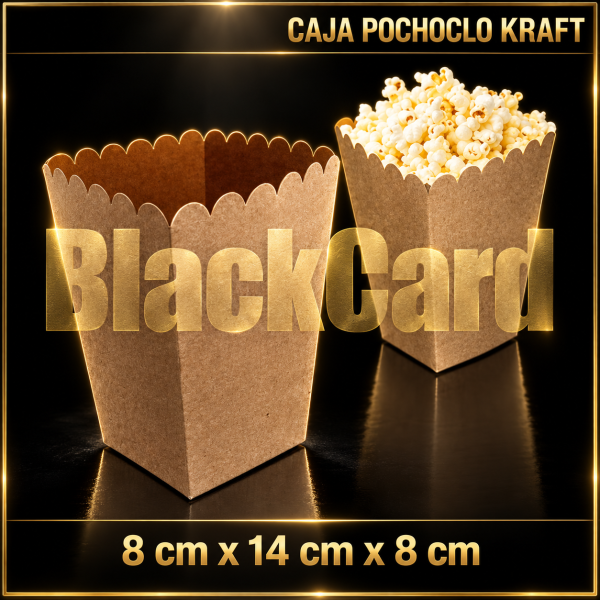 CAJA POCHOCLO KRAFT (8 x 14 x 8)