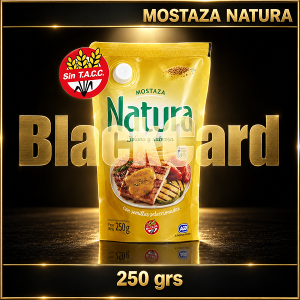 MOSTAZA NATURA x 250 Grs POUCH