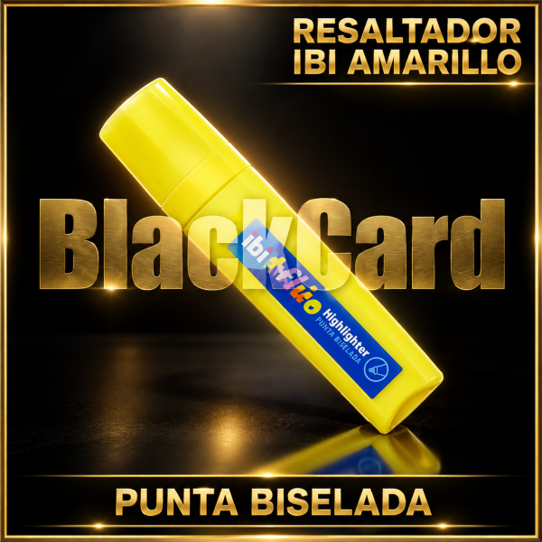 RESALTADOR "IBI" CHATO AMARILLO