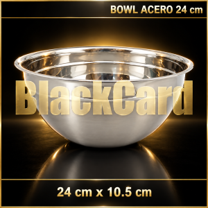 BOWL ACERO INOXIDABLE 24 CM