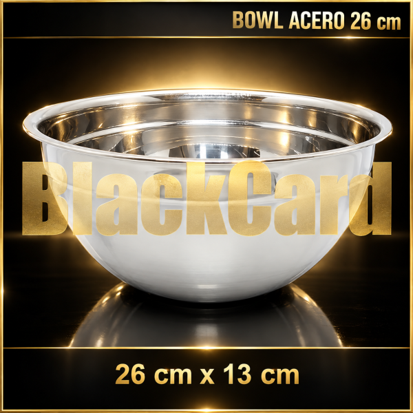BOWL ACERO INOXIDABLE 26 CM
