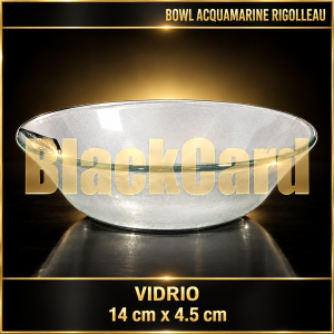 BOWL ACQUAMARINE FLINT RIGOLLEAU