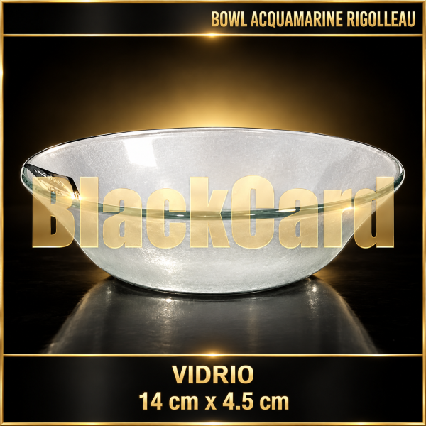 BOWL ACQUAMARINE FLINT RIGOLLEAU