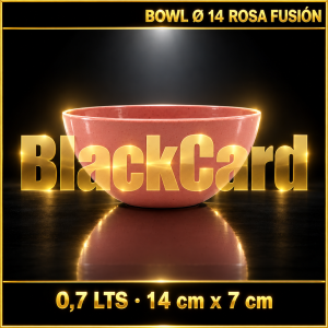 BOWL Ø 14 CAPACIDAD 0.7 LTS. ROSA FUSION