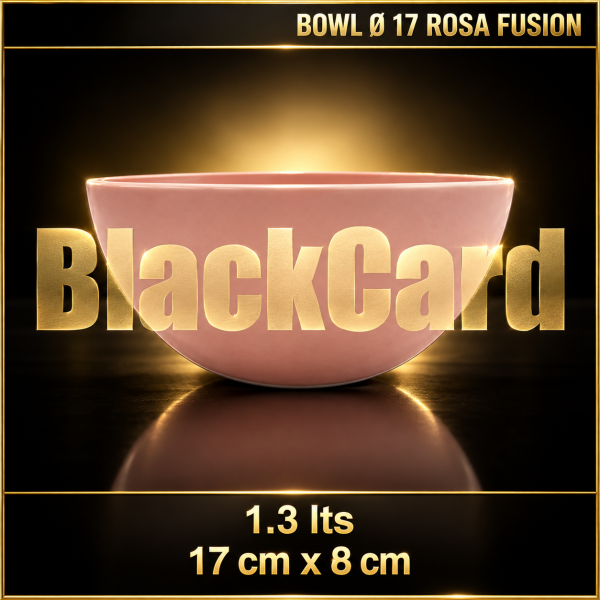 BOWL Ø 17 CAPACIDAD 1.3 LTS. ROSA FUSION