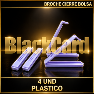 BROCHE CIERRE BOLSA PACK X 4