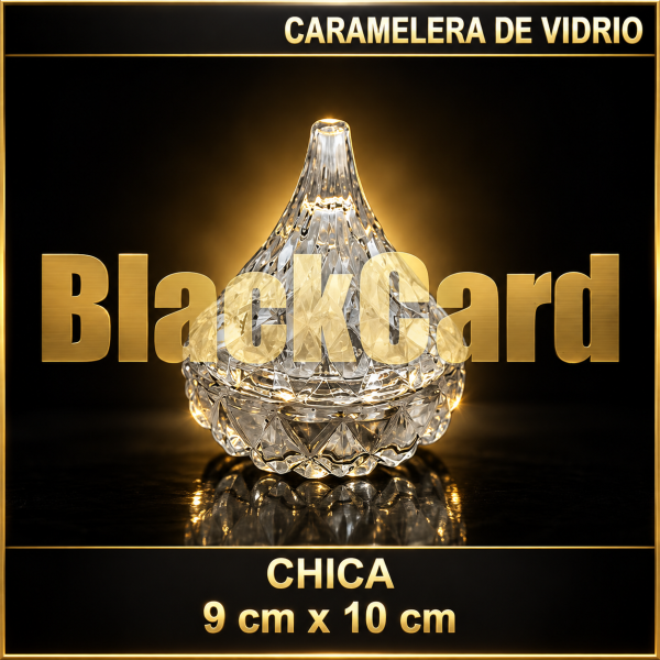 CARAMELERA CHICA 9 CM ALTO X 10 CM DIAMETRO