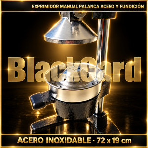 EXPRIMIDOR MANUAL PALANCA ACERO Y FUNDICION