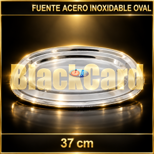 FUENTE OVAL 37 CM ACERO INOXIDABLE