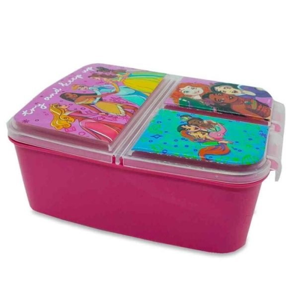 HERMETICO C/DIVISIONES PRINCESA PLASTICO 17X13X6.5CM - Imagen 2