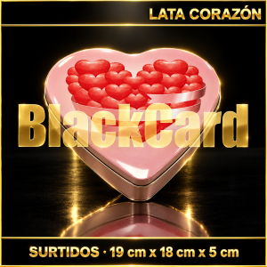 LATA CORAZON "CARITAS" SURTIDO