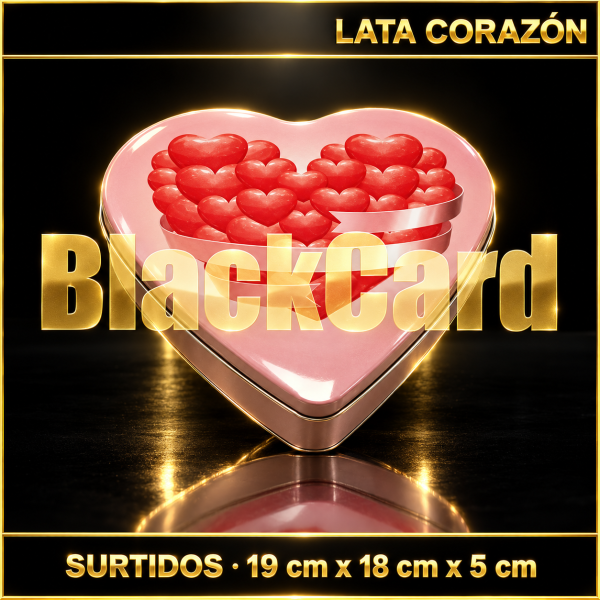 LATA CORAZON "CARITAS" SURTIDO