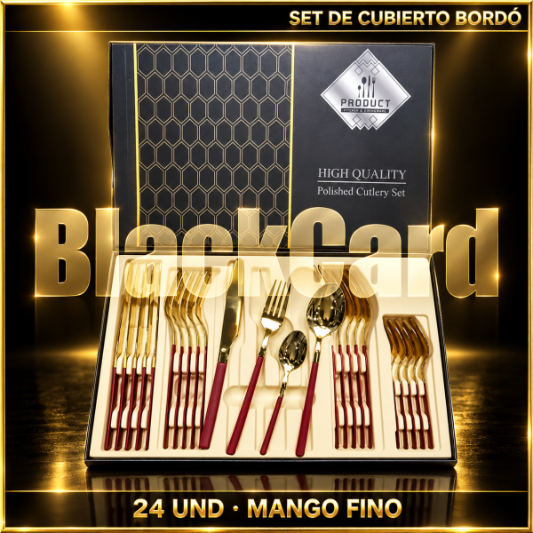 SET DE CUBIERTOS BORDO MANGO FINO