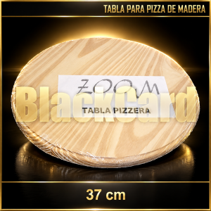 TABLA P/PIZZA DE MADERA 37CM