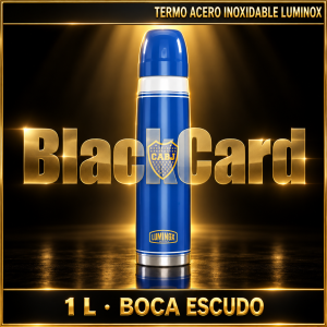 TERMO AC. INOX. "LUMINOX" BOCA ESCUDO