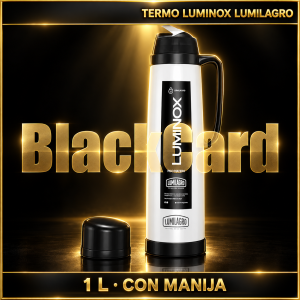 TERMO AC. INOX. "LUMINOX" C/MANIJA LUMILAGRO