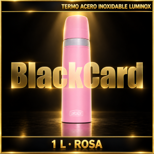 TERMO AC. INOX. "LUMINOX" E/CAJA ROSA