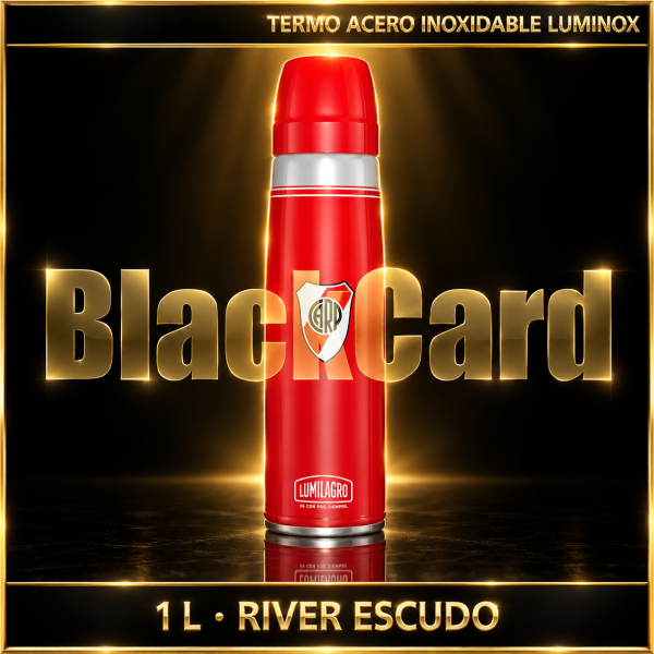 TERMO AC. INOX. "LUMINOX" RIVER ESCUDO