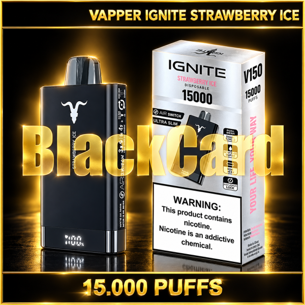 VAPPER IGNITE 15K STRAWBERRY ICE