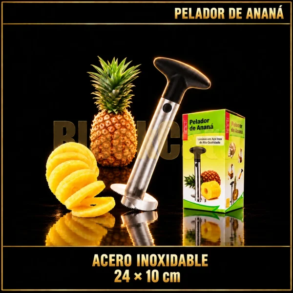 PELADOR DE ANANA ACERO INOXIDABLE