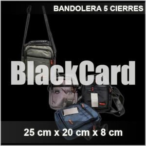 BANDOLERA 5 CIERRES 25X20X8CM
