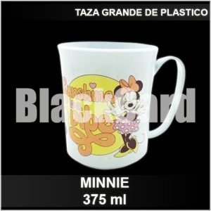 TAZA GRANDE MINNIE DE PLASTICO 375ML 9X8CM