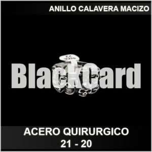 ANILLO CALAVERA MACIZO (A.Q.)(21) (20)