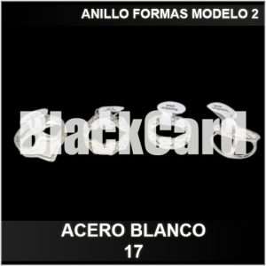 ANILLO FORMAS (MODELOS SURTIDOS-2) (ACERO BLANCO)(17)