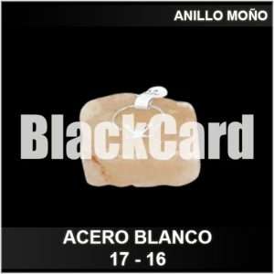 ANILLO MOÑO (ACERO BLANCO)(17)(16)
