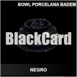 BOWL PORCELANA BADEM NEGRO