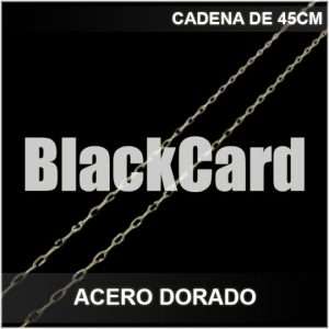 CADENA DE 45CM (ACERO DORADO)
