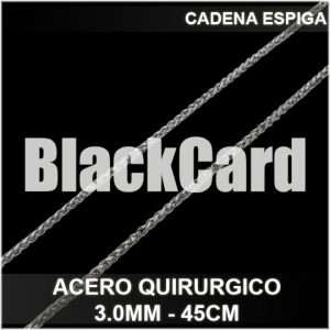 CADENA ESPIGA (3.0MM - 45CM) (A.Q)
