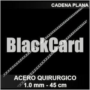 CADENA PLANA (1.0MM - 45CM) (A.Q)