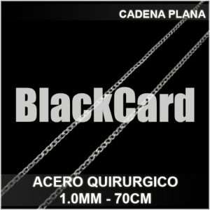 CADENA PLANA (1.0MM - 70CM) (A.Q.)
