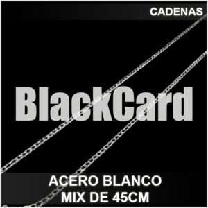 CADENAS (MIX DE 45CM) (ACERO BLANCO)