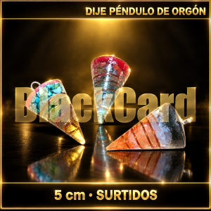 DIJE PENDULO DE ORGON 5 CM SURTIDOS