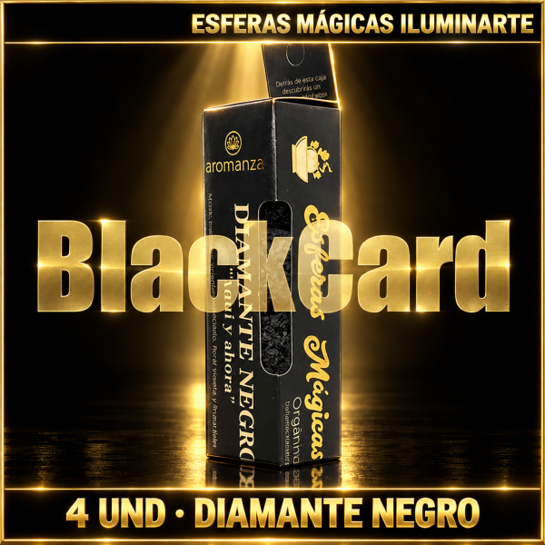 ESFERAS MAGICAS PREMIUM DIAMANTE NEGRO X4 AROMANZA