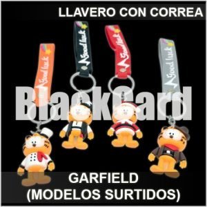 LLAVERO GARFIELD CON CORREA (MODELO SURTIDO)