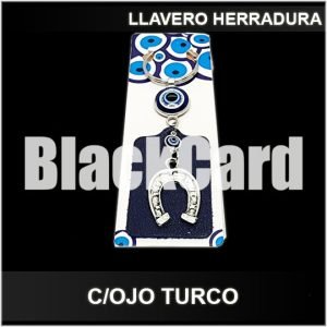 LLAVERO HERRADURA CON OJO TURCO