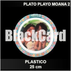 PLATO PLAYO MOANA 2 INFANTIL DE PLASTICO 25CM