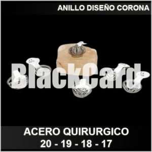 ANILLO DISEÑO CORONA (MODELOS SURTIDOS) (20)(19)(18)(17)