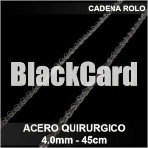 CADENA ROLO (4.0mm - 45cm) (A.Q)