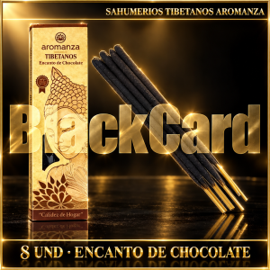 SAHUMERIOS TIBETANOS CAJA X8 ENCANTO DE CHOCOLATE (CALIDEZ DE HOGAR)