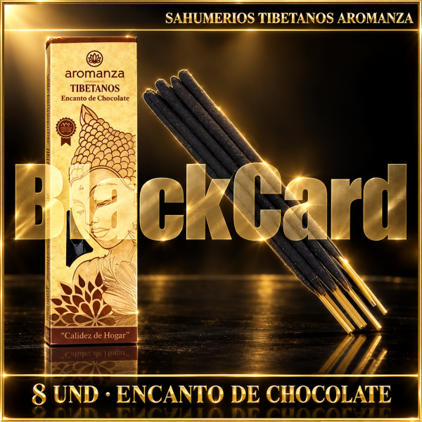 SAHUMERIOS TIBETANOS CAJA X8 ENCANTO DE CHOCOLATE (CALIDEZ DE HOGAR)