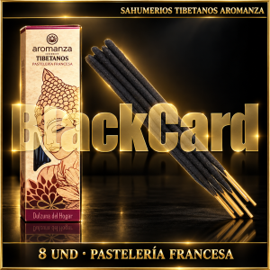 SAHUMERIOS TIBETANOS CAJA X8 PASTELERIA FRANCESA (DELICIOSAS TARDES)